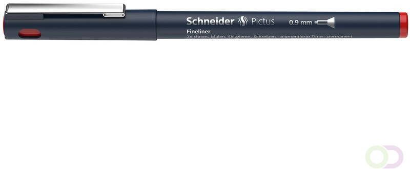 Schneider Fineliner Pictus 0 9 rood