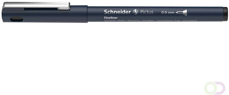 Schneider Fineliner Pictus 0 9 zwart