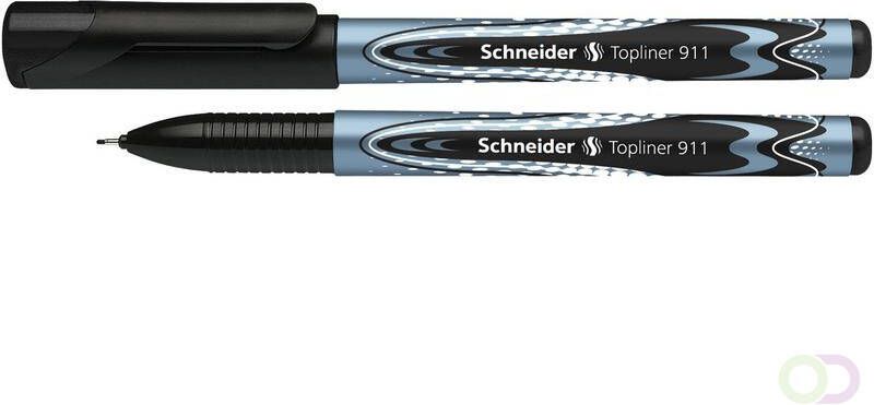 Schneider fineliner Topliner 911 navulbaar zwart