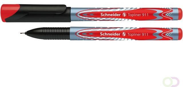 Schneider Fineliner Topliner 911 rood