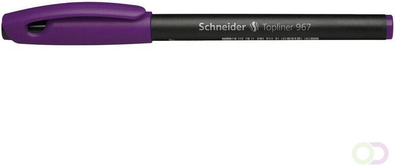 Schneider fineliner Topliner 967 0 4mm paars