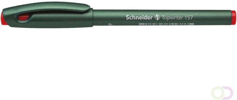 Schneider fineliner Topwriter 157 0 8 mm rood