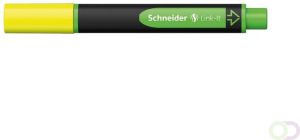 Schneider Highlighter Link It. Geel.
