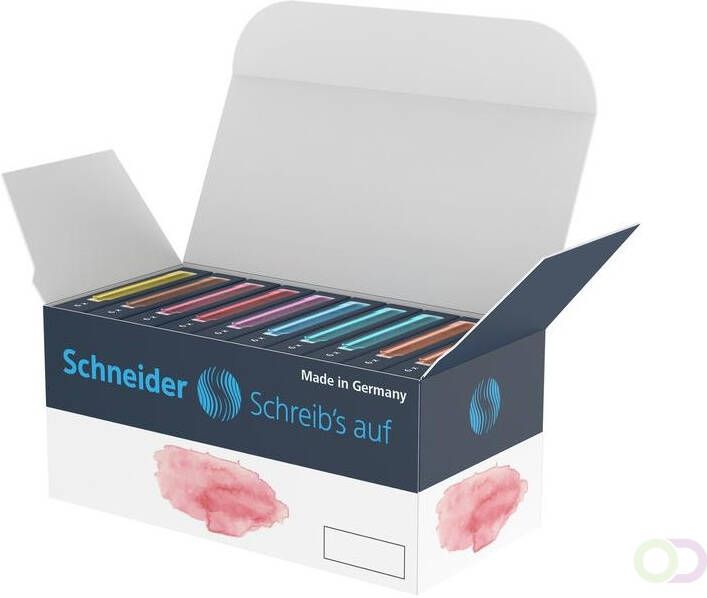 Schneider Inktpatronen pastel doos 10 sets a 6st.