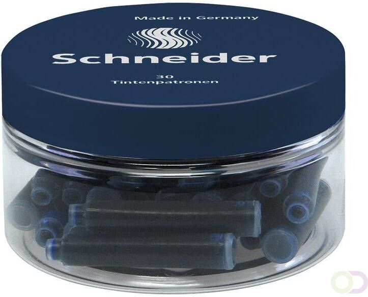 Schneider inktpatronen pot Ã  30 stuks donkerblauw