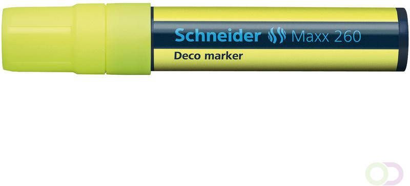 Schneider krijtmarker Maxx 260 fluorgeel