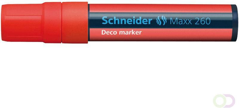 Schneider krijtmarker Maxx 260 rood