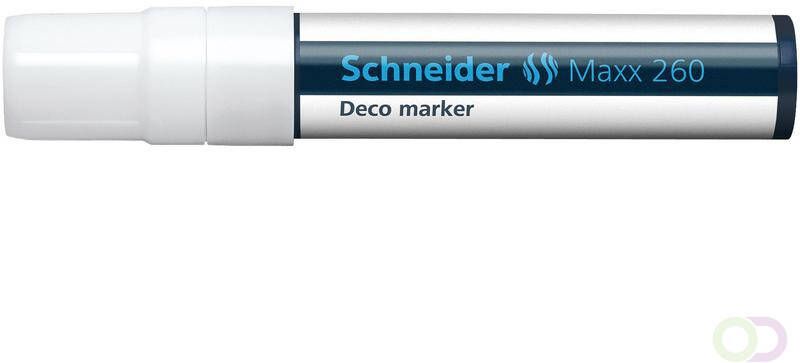 Schneider krijtmarker Maxx 260 wit