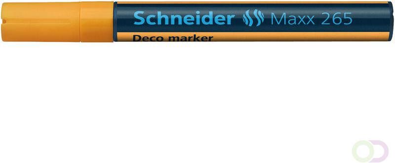 Schneider krijtmarker Maxx 265 oranje