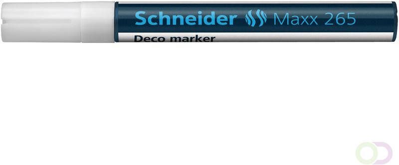 Schneider krijtmarker Maxx 265 wit