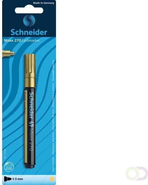 Schneider lakmarker Maxx 270 1 3mm blister goud