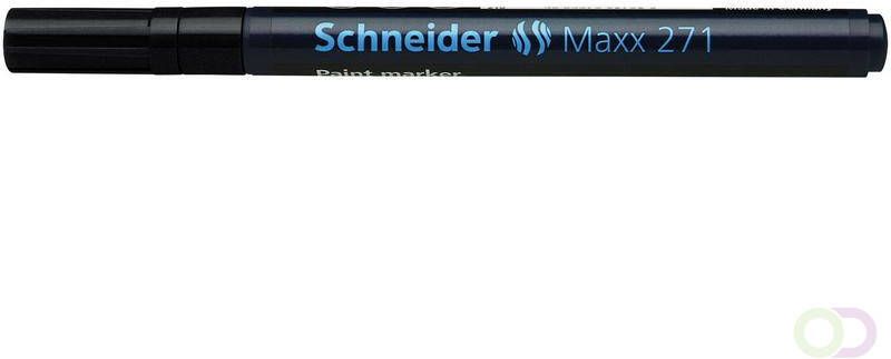 Schneider lakmarker Maxx 271 1-2 mm zwart
