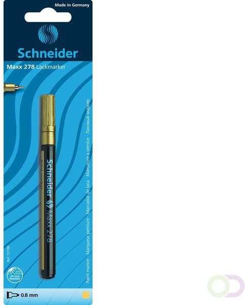 Schneider lakmarker Maxx 278 blister 0 8mm goud