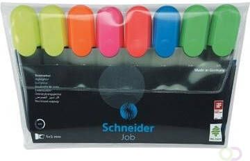 Schneider markeerstift Job 150 etui van 6 stuks in geassorteerde pastelkleuren