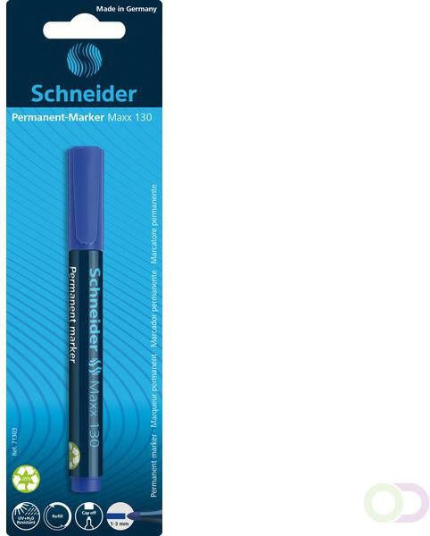 Schneider marker Maxx 130 permanent blauw op blister