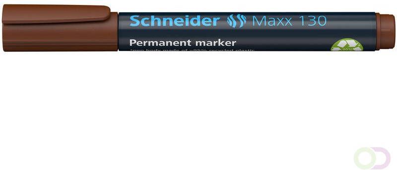 Schneider marker Maxx 130 permanent ronde punt bruin