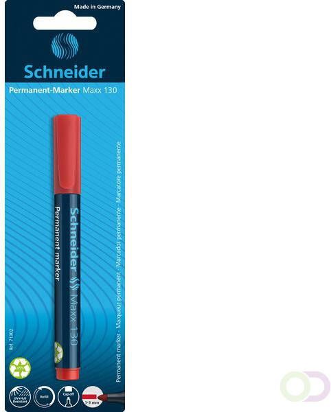 Schneider marker Maxx 130 permanent rood op blister