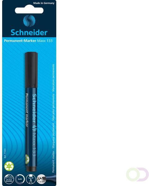 Schneider marker Maxx 133 permanent beitelpunt zwart op blister
