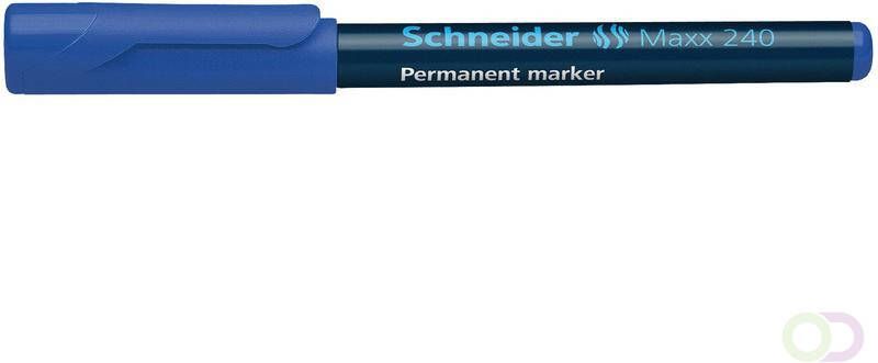 Schneider marker Maxx 240 permanent ronde punt blauw