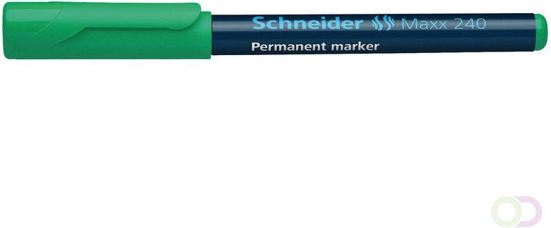 Schneider marker Maxx 240 permanent ronde punt groen