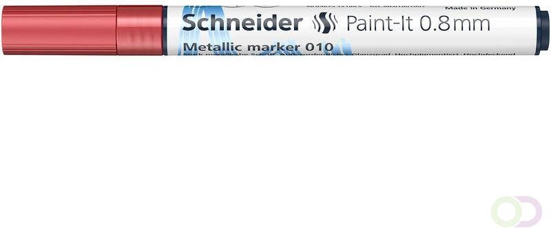 Schneider Metallic marker Paint it 010 0.8mm rood metallic