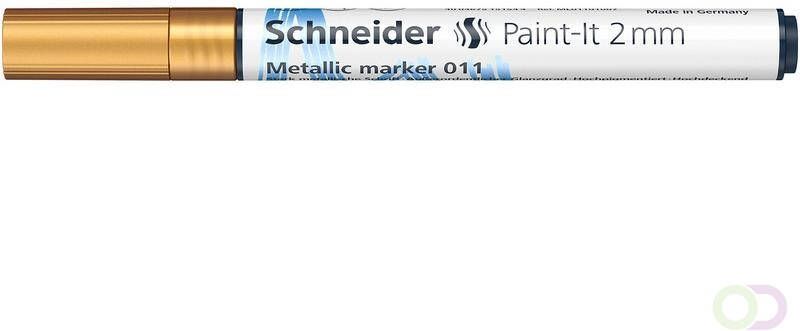 Schneider Metallic marker Paint it 011 2mm goud metallic