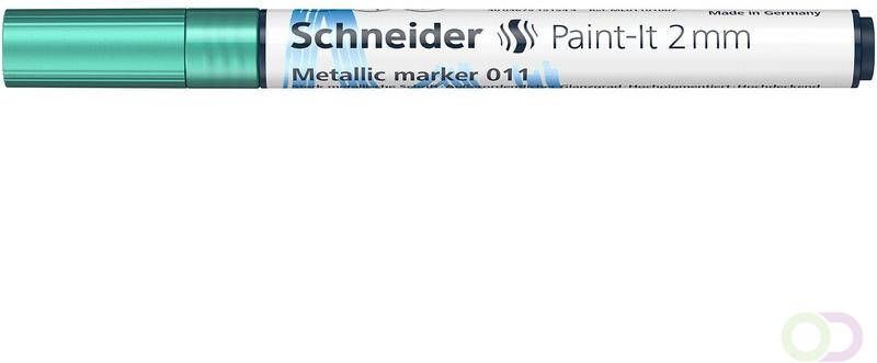Schneider Metallic marker Paint-it 011 2mm groen metallic