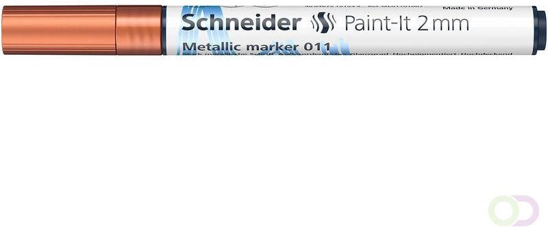Schneider Metallic marker Paint it 011 2mm koper metallic