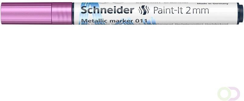 Schneider Metallic marker Paint it 011 2mm paars metallic