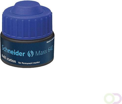 Schneider navulling 640 tbv marker 130 133 30ml blauw