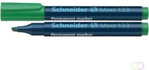 Schneider Viltstift Maxx 133 beitel punt groen