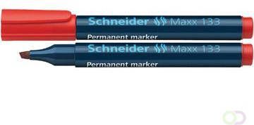Schneider Viltstift Maxx 133 beitel punt rood