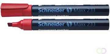 Schneider permanent marker Maxx 233 rood