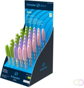 Schneider rollerbal Zippi M SIS display 40 stuks