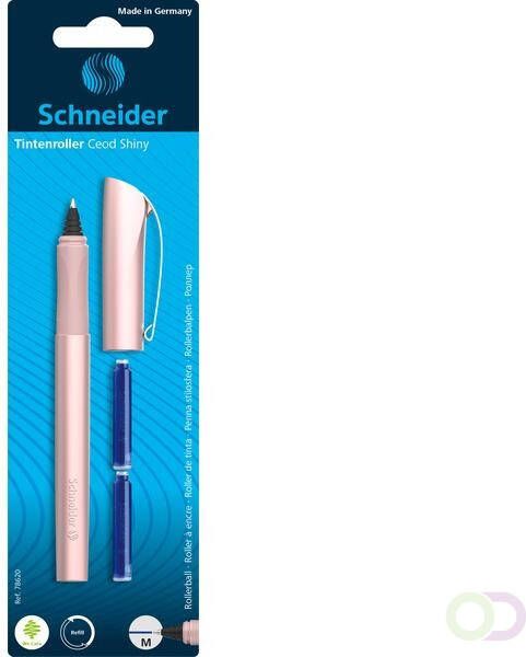Schneider Rollerball Ceod Shiny + 2 vullingen in blister assorti
