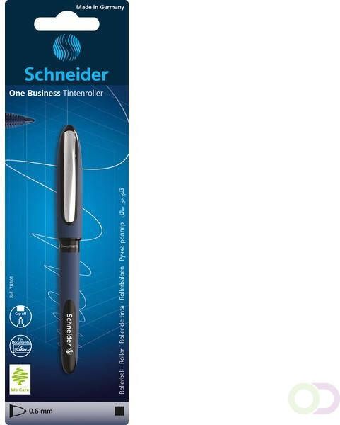 Schneider rollerball One Business 0 6mm zwart op blister