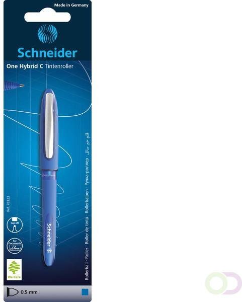 Schneider rollerball One Hybrid C 0 5mm blauw blister