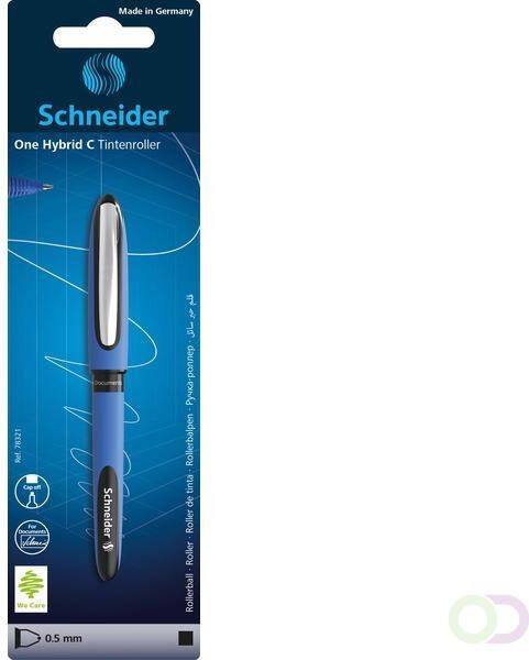 Schneider rollerball One Hybrid C 0 5mm zwart blister