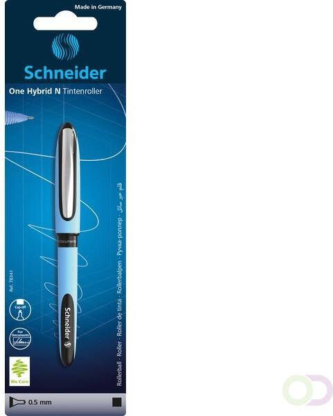 Schneider rollerball One Hybrid N 0 5mm zwart blister