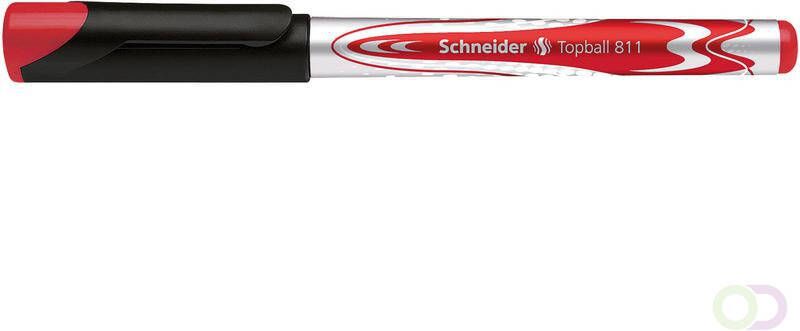 Schneider rollerball Topball 811 0 5mm rood