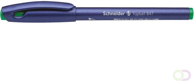 Schneider rollerball Topball 847 0 5mm groen