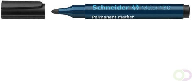 Schneider Viltstift 130 rond zwart 1-3mm