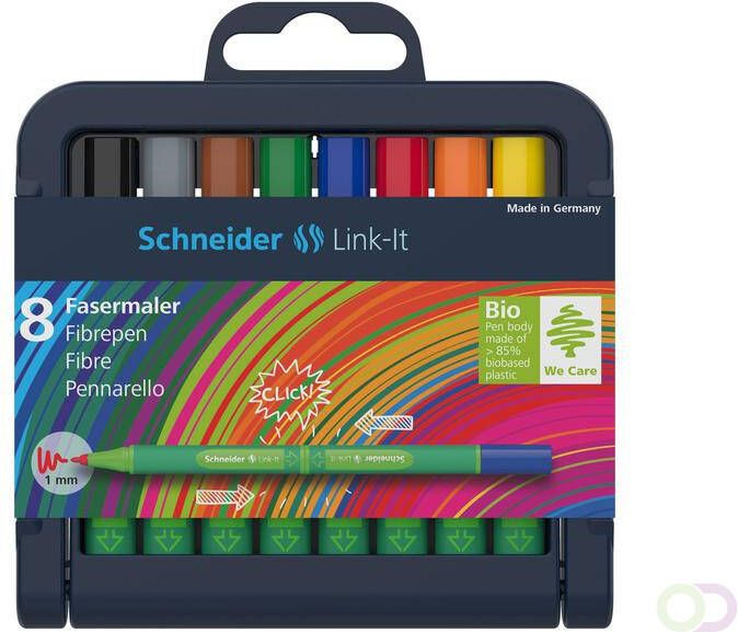 Schneider viltstift Link It 1 0mm assorti 8 stuks