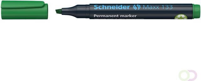 Schneider Viltstift Maxx 133 beitel punt groen