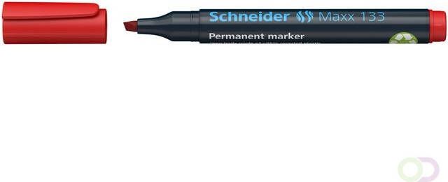 Schneider Viltstift Maxx 133 beitel punt rood