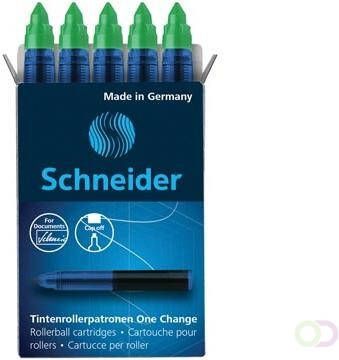 Schneider vulling One Change doos van 5 stuks groen