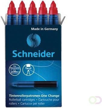 Schneider vulling One Change doos van 5 stuks rood