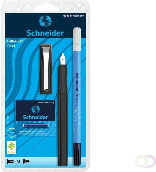 Schneider Vulpen Ceod Classic zwart set op blister