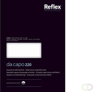 Schoellershammer Aquarelpapier da capo 17x24cm 220g m2 blok 20 vel VF5004235
