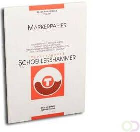 Schoellershammer Markerblok A4 75gr wit